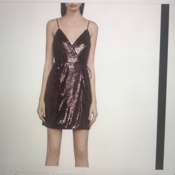 Red sequin BCBG mini dress - Picture 3 of 3